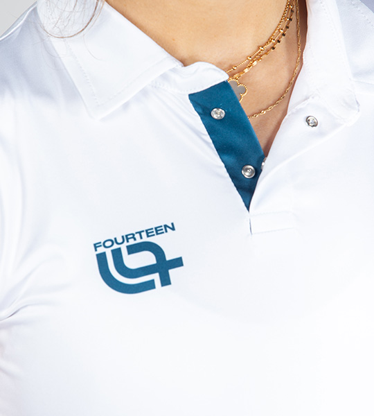 Women Performance sleeveless polo shirt